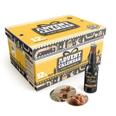 Verrassings bierpakket - 12 biertjes met gepersonaliseerde bierviltjes
