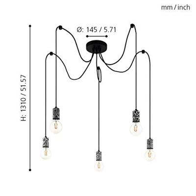 Eglo 5-lichts hanglampCoulsdon - 43314