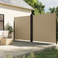VidaXL Windscherm uittrekbaar 200x1000 cm beige - thumbnail