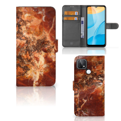 OPPO A15 | Bookcase | Marmer Bruin