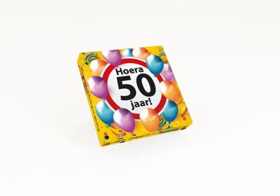 Voor Jou! Tablet 50 jaar 90 Gram Voor Jou! Tablet 50 jaar 90 Gram