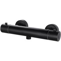 Xellanz Rio Thermostatische Douchemengkraan - 15cm - Mat Zwart - thumbnail