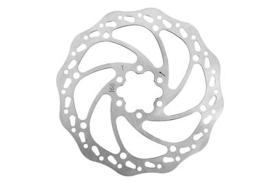Massi Remschijf 160mm 6STD - Zilver