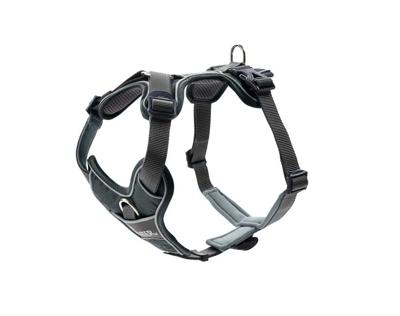 Hunter Divo Y-tuig Met Borstring Donkergrijs - L Hunter Divo Y-tuig Met Borstring Donkergrijs - L