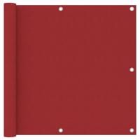 Balkonscherm 90x300 cm oxford stof rood - thumbnail