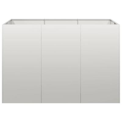VidaXL Plantenbak 120x80x80 cm roestvrij staal
