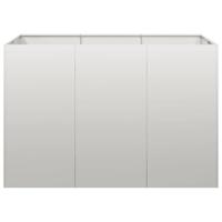 Plantenbak 120x80x80 cm roestvrij staal - thumbnail