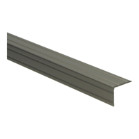 Duo-hoeklijnprofiel zelfklevend 24,5 x 30 mm RVS - 100 cm - thumbnail