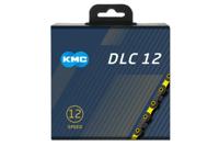 KMC fietsketting dlc 12 - 126 schakels (geel/zwart) - thumbnail