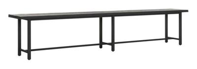 DTP Home Eetkamerbank 'Beam' Teakhout, 240cm, kleur Zwart DTP Home Eetkamerbank 'Beam' Teakhout, 240cm, kleur Zwart
