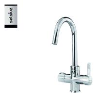 Selsiuz kokend water kraan met single boiler en C-uitloopkraan chroom - thumbnail