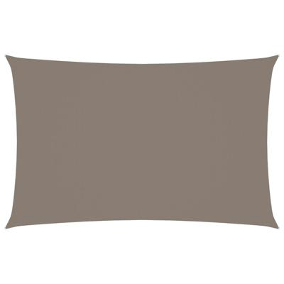 VidaXL Zonnescherm rechthoekig 3x6 m oxford stof taupe