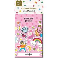 Party Party 6 Sticker boekjes - Fantasie Interstat - thumbnail