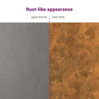 Plantenstandaard 2 pcs Roestig 24 x 24 x 75 cm - thumbnail