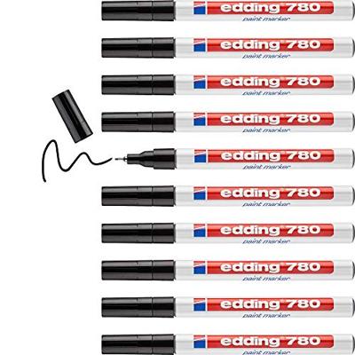 Paintmarker edding 780 oliebasis 0.8mm zwart | 10 stuks Paintmarker edding 780 oliebasis 0.8mm zwart | 10 stuks