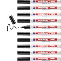 Paintmarker edding 780 oliebasis 0.8mm zwart | 10 stuks - thumbnail