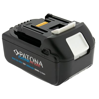 Accu 18V voor Makita LXT serie - model BL1850 - met USB-C PD65W in- en output - 5500mAh