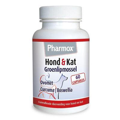 Pharmox HK Groenlipmossel voor hond en kat 2 x 60 tabletten