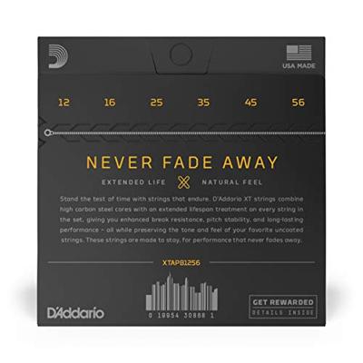 D'Addario XTAPB1256 Phosphor Bronze Light Top/Medium Bottom