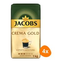 Jacobs - Expertenröstung Crema Gold Bonen - 4x 1kg - thumbnail