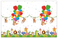 Jungle Dieren Balloons Tafelkleed 120x180cm - thumbnail