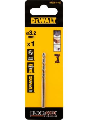 DeWalt Accessoires Black & Gold Metaalboor | 3,2 mm - DT20515-QZ DeWalt Accessoires Black & Gold Metaalboor | 3,2 mm - DT20515-QZ