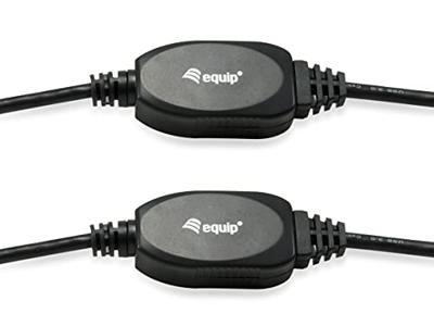 Equip 133348 USB-kabel 15 m USB 3.2 Gen 1 (3.1 Gen 1) USB A Zwart