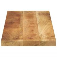 Tafelblad rechthoekig 70x20x2,5 cm massief ruw mangohout - thumbnail