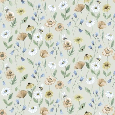 Midbec FC Rosenlycka- Flowers Beige - 43103