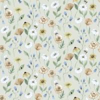 Midbec FC Rosenlycka- Flowers Beige - 43103 - thumbnail