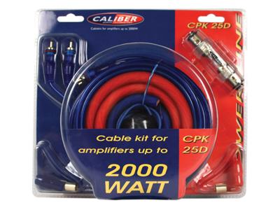 Audio Kabelset voor Auto Versterker - Kabel voor 2000 Watt Subwoofer - Set van 4 Kabels - 5 Meter (CPK25D) Audio Kabelset voor Auto Versterker - Kabel voor 2000 Watt Subwoofer - Set van 4 Kabels - 5 Meter (CPK25D)