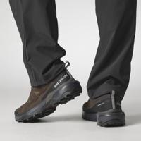 Salomon X ULTRA 360 LEATHER GORE-TEX Lage Wandelschoen Heren Dark Earth/Delicioso/Sharkskin 8,5 - thumbnail