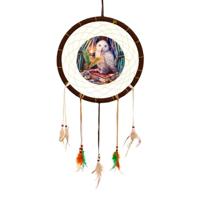 Lisa Parker Wachter van Spreuken Uil Dromenvanger 33cm - thumbnail