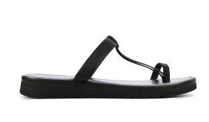 Ilse Jacobsen Dames Slippers in Imitatie leer (Zwart)