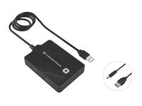 Conceptronic HUBBIES11B interface hub USB 3.2 Gen 1 (3.1 Gen 1) Type-A 5000 Mbit/s Zwart - thumbnail
