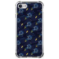 Doorzichtige Silicone Hoesje voor iPhone SE 2022/2020 | iPhone 8/7 Voetbal - thumbnail