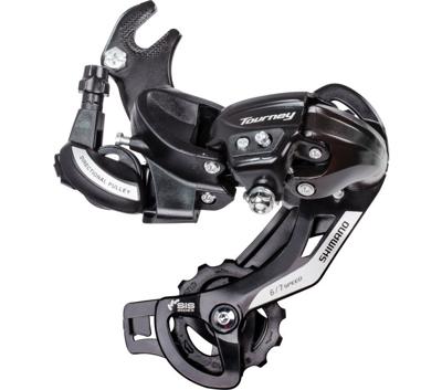 Shimano achterderailleur 6/7-speed tourney ty500 met haak (b-type) zwart