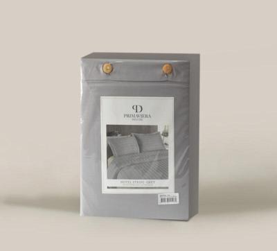 Primaviera Deluxe Hotel Stripe Grijs 140 x 200/260 cm