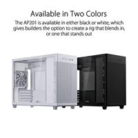 Asus AP201 Mini-tower PC-behuizing Wit - thumbnail