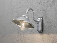 Konstsmide Vega 556-320 Buitenlamp (wand) Spaarlamp, LED E27 60 W Staal - thumbnail