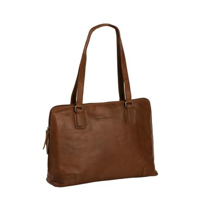Chesterfield - Flint Lederen Schoudertas/Laptoptas - 13 inch - Cognac Chesterfield - Flint Lederen Schoudertas/Laptoptas - 13 inch - Cognac
