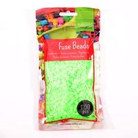 Vaessen Creative • strijkkralen neon groen 1100st. - thumbnail