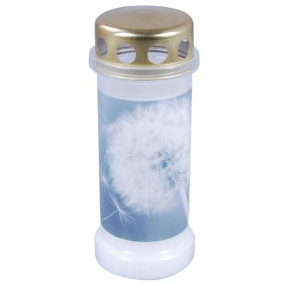 Bolsius Herdenkingslicht nr.6 Paardenbloem Wit