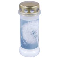 Bolsius Herdenkingslicht nr.6 Paardenbloem Wit - thumbnail