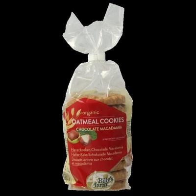Macadamia chocolade haverkoeken bio 200 Gram Macadamia chocolade haverkoeken bio 200 Gram