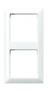 Jung 2-voudig afdekraam alpine wit glans AS582WW Jung 2-voudig afdekraam alpine wit glans AS582WW
