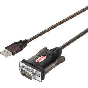 UNITEK Y-105 seriële kabel Zwart 1,5 m USB Type-A DB-9