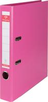 Pergamy ordner, voor ft A4, volledig uit PP, rug van 5 cm, roze - thumbnail