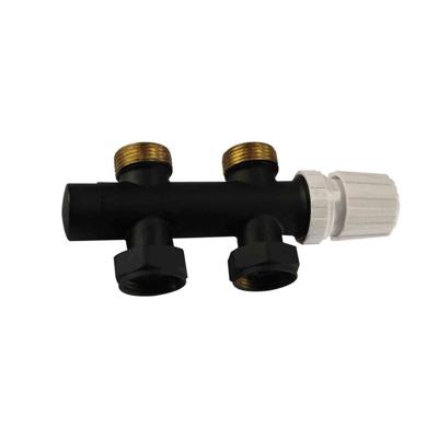 Onderblok BWS Rio Thermostatisch 3/4'' Mat Zwart Recht Zonder Knop Onderblok BWS Rio Thermostatisch 3/4'' Mat Zwart Recht Zonder Knop