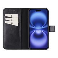 NorthLife iPhone 16 Plus - Leren Afneembare 2-in-1 bookcase telefoonhoes - Zwart - thumbnail